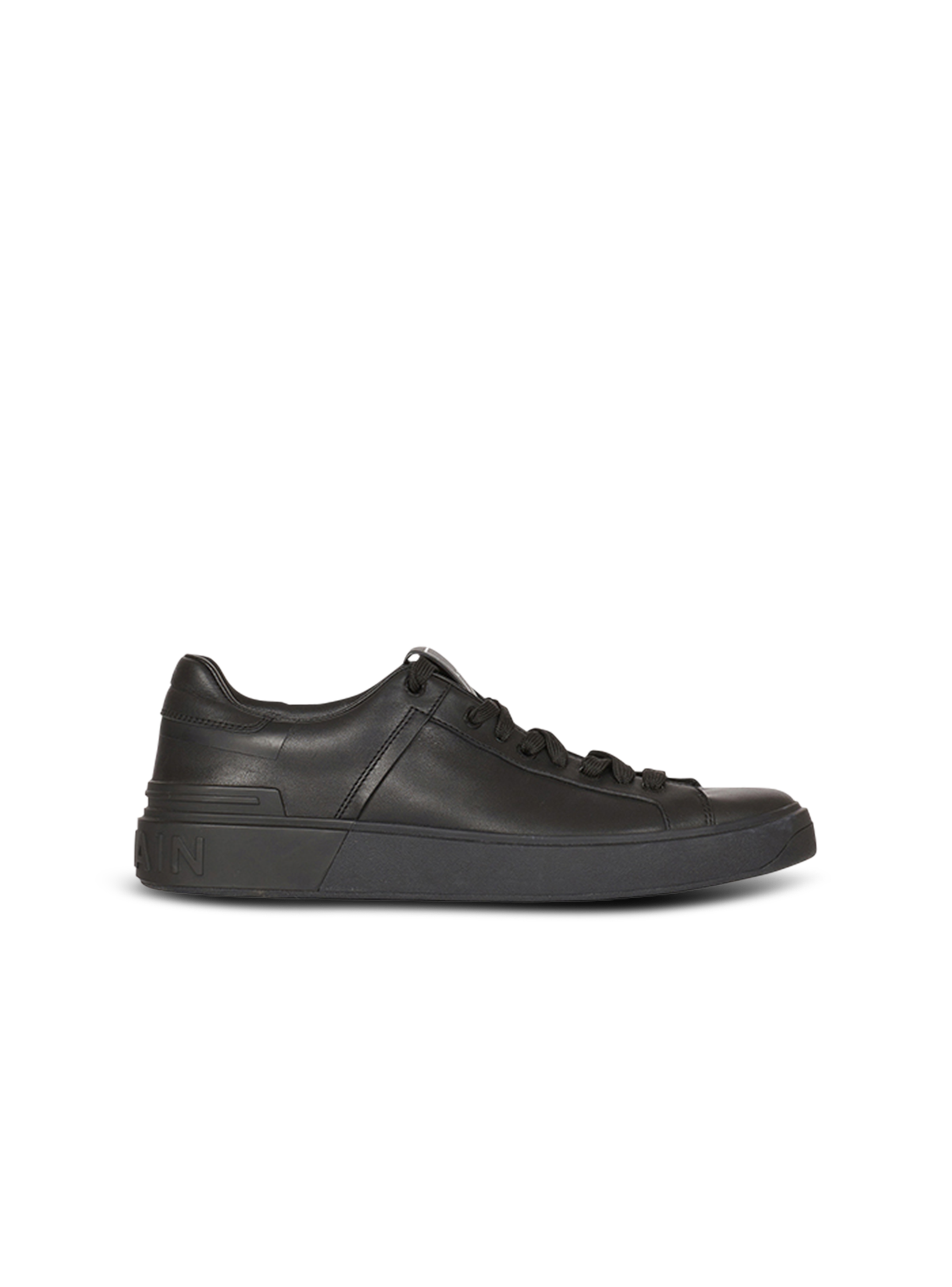 Smooth leather B-Court sneakers, black