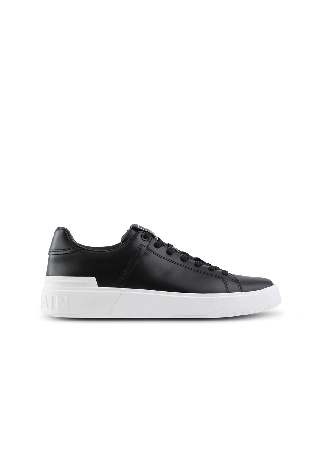 Calfskin B-Court sneakers, black, hi-res